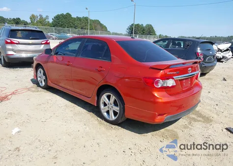 2013 Toyota Corolla S Special Edition из США, поврежденный, VIN 2T1BU4EE7DC076965